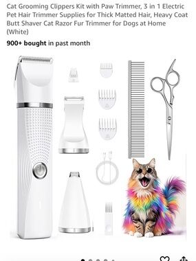 Amazon Orange Cat Grooming Kit